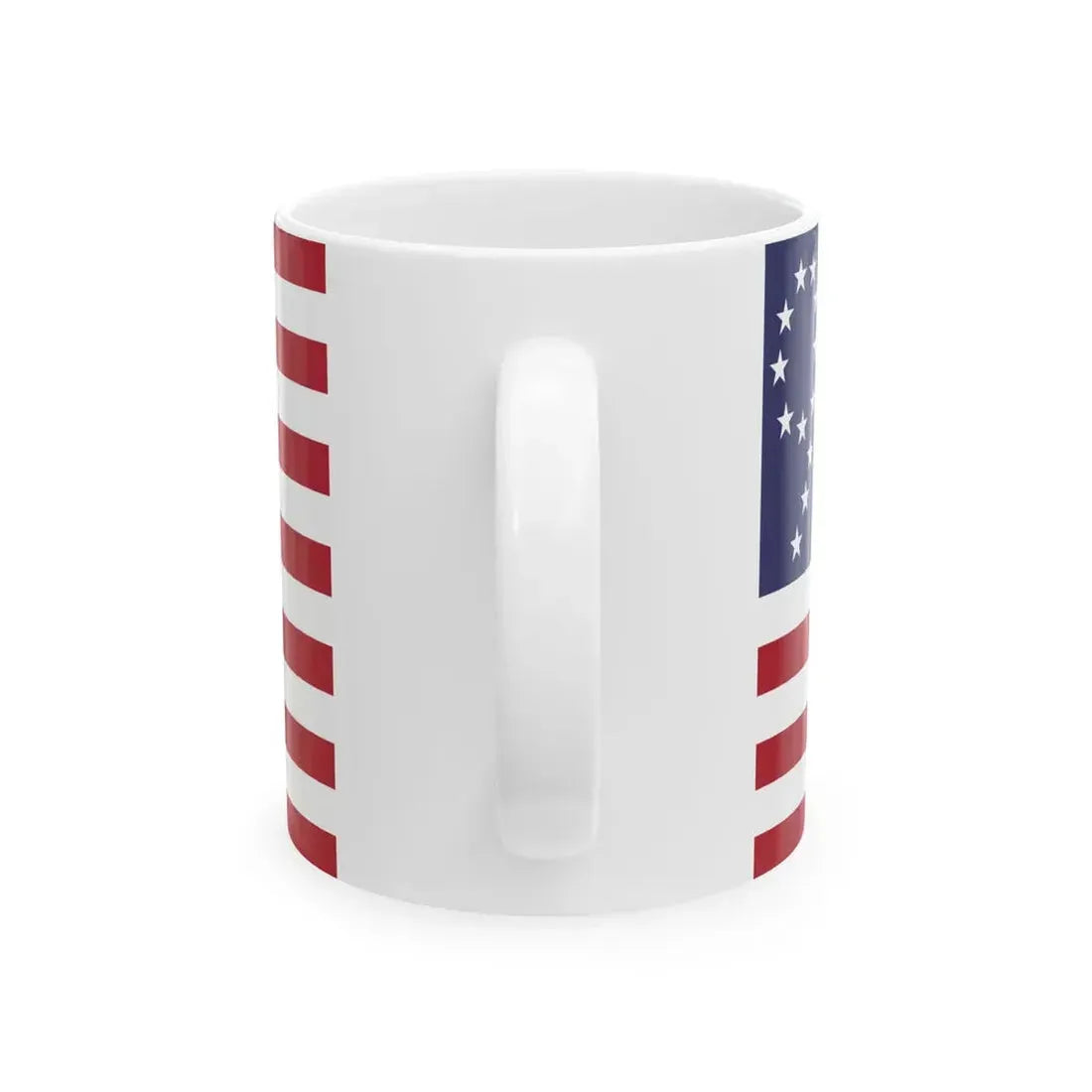 Flag of the United States 99 percent (United States) White Coffee Mug - Go Mug Yourself