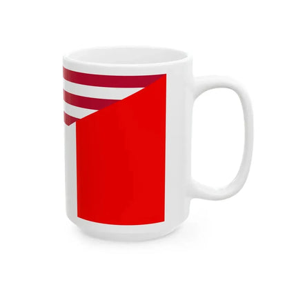 Flag of the United States and France (France) White Coffee Mug - Go Mug Yourself