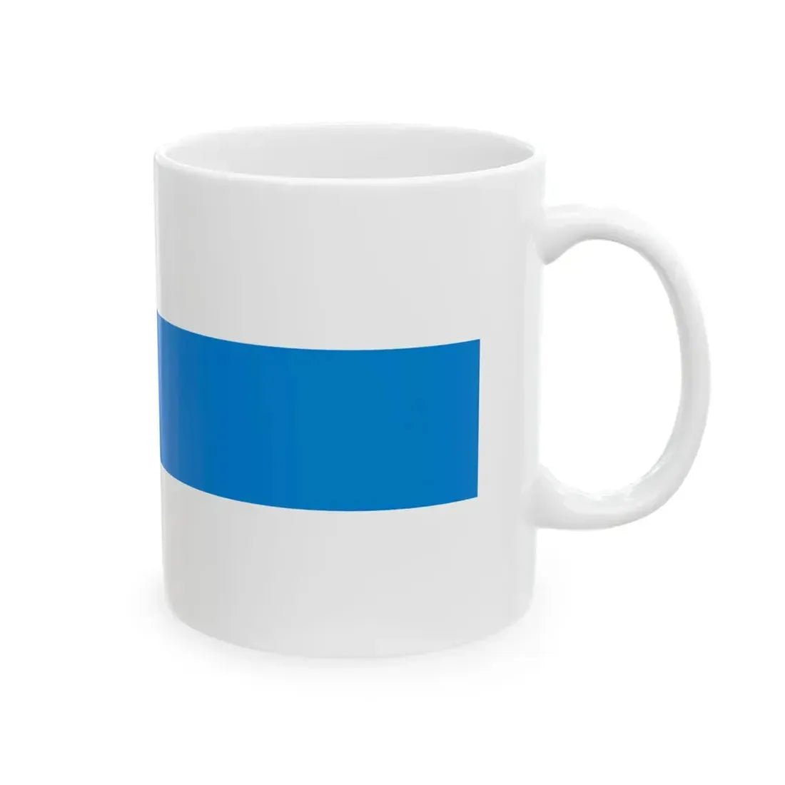 Flag of the United States and Free Russia (United States) White Coffee Mug - Go Mug Yourself
