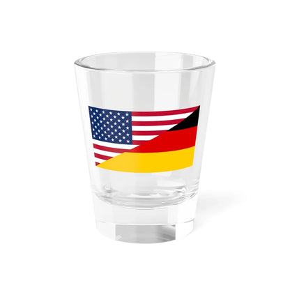 Flag of the United States and Germany (Germany) Shot Glass 1.5oz 1.5oz - Go Mug Yourself