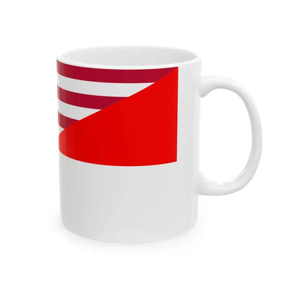 Flag of the United States and Indonesia (Indonesia) White Coffee Mug - Go Mug Yourself