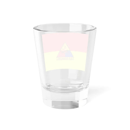 Flag of the United States Army 1st Armored Division (United States) Shot Glass 1.5oz - Go Mug Yourself