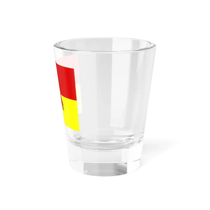 Flag of the United States Army 1st Armored Division (United States) Shot Glass 1.5oz - Go Mug Yourself