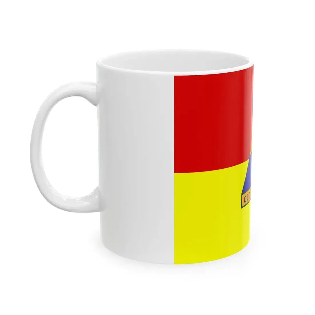 Flag of the United States Army 1st Armored Division (United States) White Coffee Mug - Go Mug Yourself