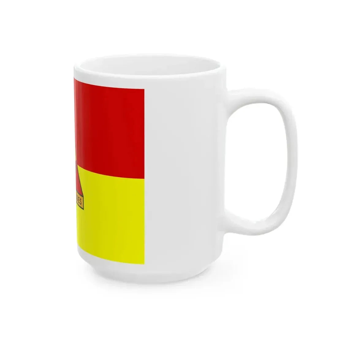 Flag of the United States Army 1st Armored Division (United States) White Coffee Mug - Go Mug Yourself