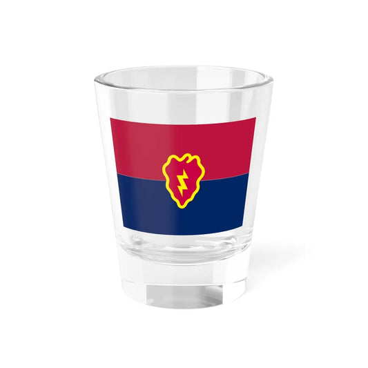 Flag of the United States Army 25th Infantry Division (United States) Shot Glass 1.5oz 1.5oz - Go Mug Yourself