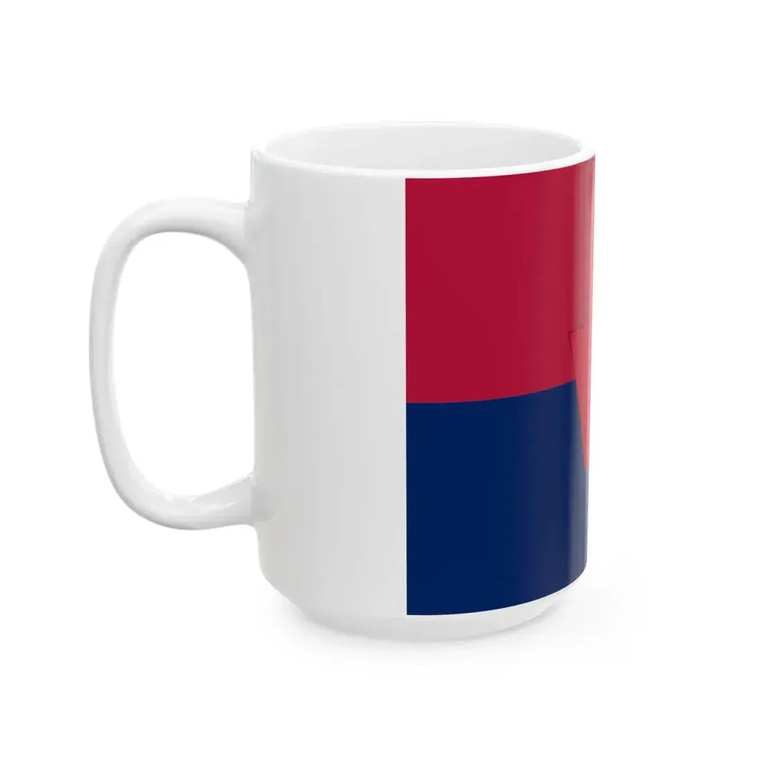 Flag of the United States Army 28th Infantry Division (United States) White Coffee Mug - Go Mug Yourself