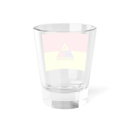 Flag of the United States Army 2nd Armored Division (United States) Shot Glass 1.5oz - Go Mug Yourself
