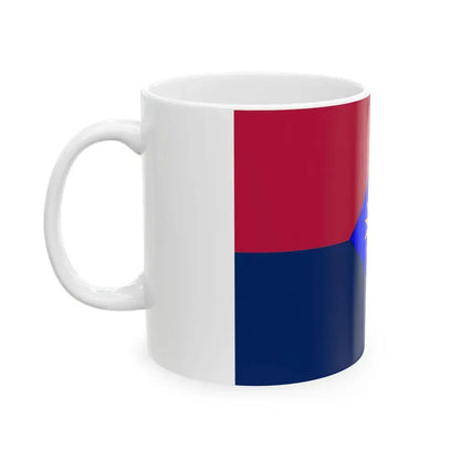 Flag of the United States Army 40th Infantry Division (United States) White Coffee Mug - Go Mug Yourself