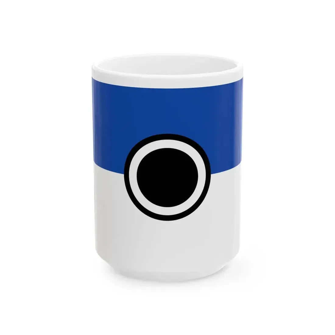 Flag of the United States Army I Corps (United States) White Coffee Mug 15oz - Go Mug Yourself