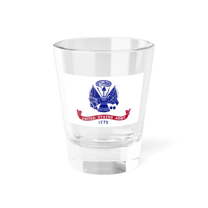 Flag of the United States Army unofficial proportions (United States) Shot Glass 1.5oz 1.5oz - Go Mug Yourself