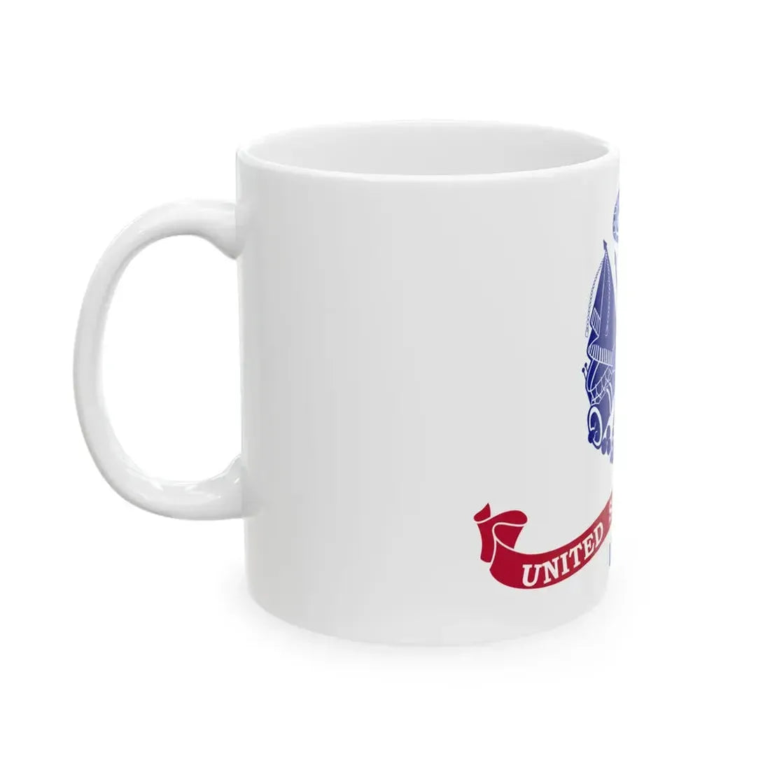 Flag of the United States Army unofficial proportions (United States) White Coffee Mug - Go Mug Yourself