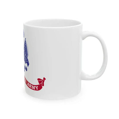 Flag of the United States Army unofficial proportions (United States) White Coffee Mug - Go Mug Yourself