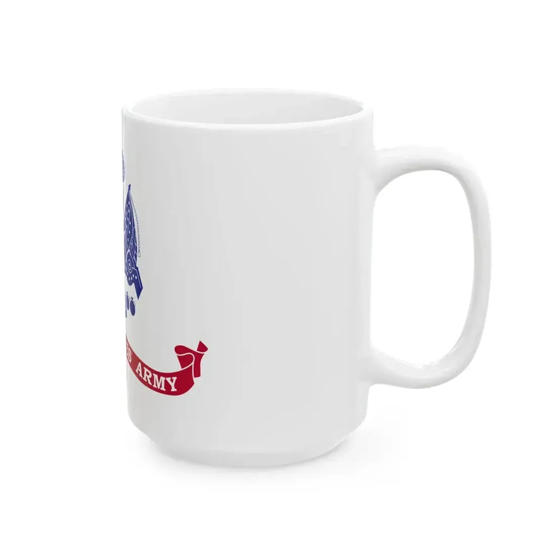 Flag of the United States Army unofficial proportions (United States) White Coffee Mug - Go Mug Yourself