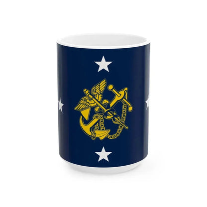 Flag of the United States Assistant Secretary for Health (United States) White Coffee Mug 15oz - Go Mug Yourself