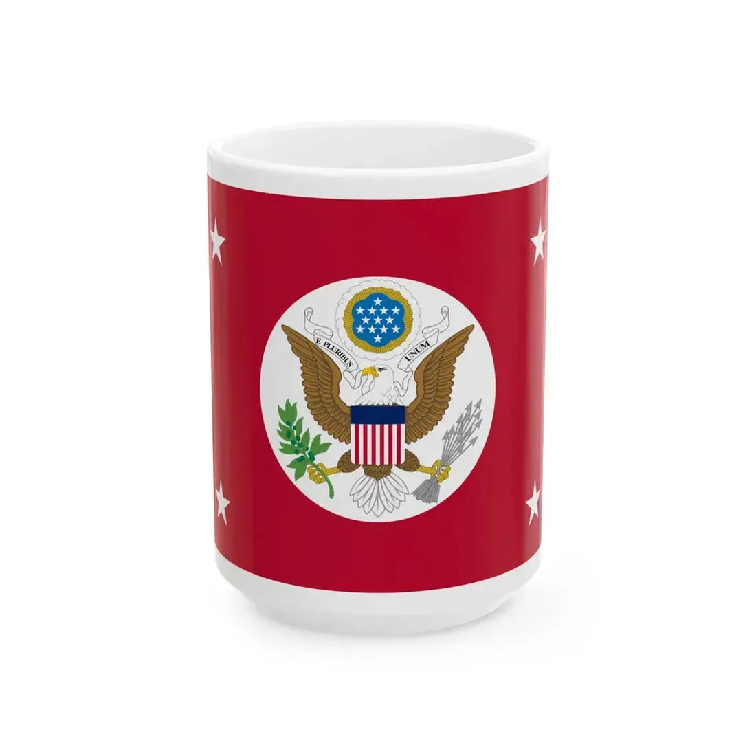 Flag of the United States Assistant Secretary of State (United States) White Coffee Mug 15oz - Go Mug Yourself