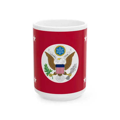Flag of the United States Assistant Secretary of State (United States) White Coffee Mug 15oz - Go Mug Yourself