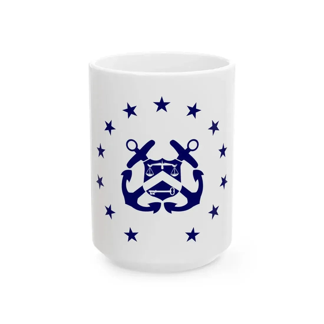Flag of the United States Assistant Secretary of the Treasury (United States) White Coffee Mug 15oz - Go Mug Yourself