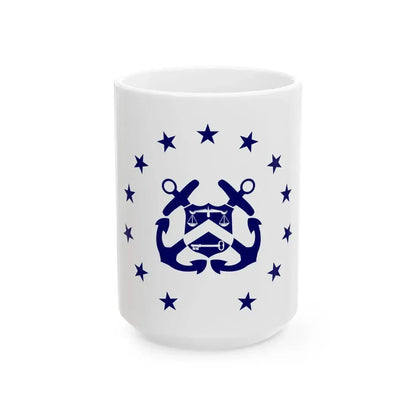 Flag of the United States Assistant Secretary of the Treasury (United States) White Coffee Mug 15oz - Go Mug Yourself