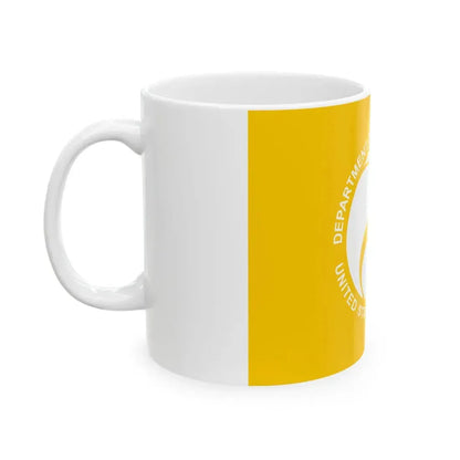 Flag of the United States Assistant Secretary of Transportation (United States) White Coffee Mug - Go Mug Yourself