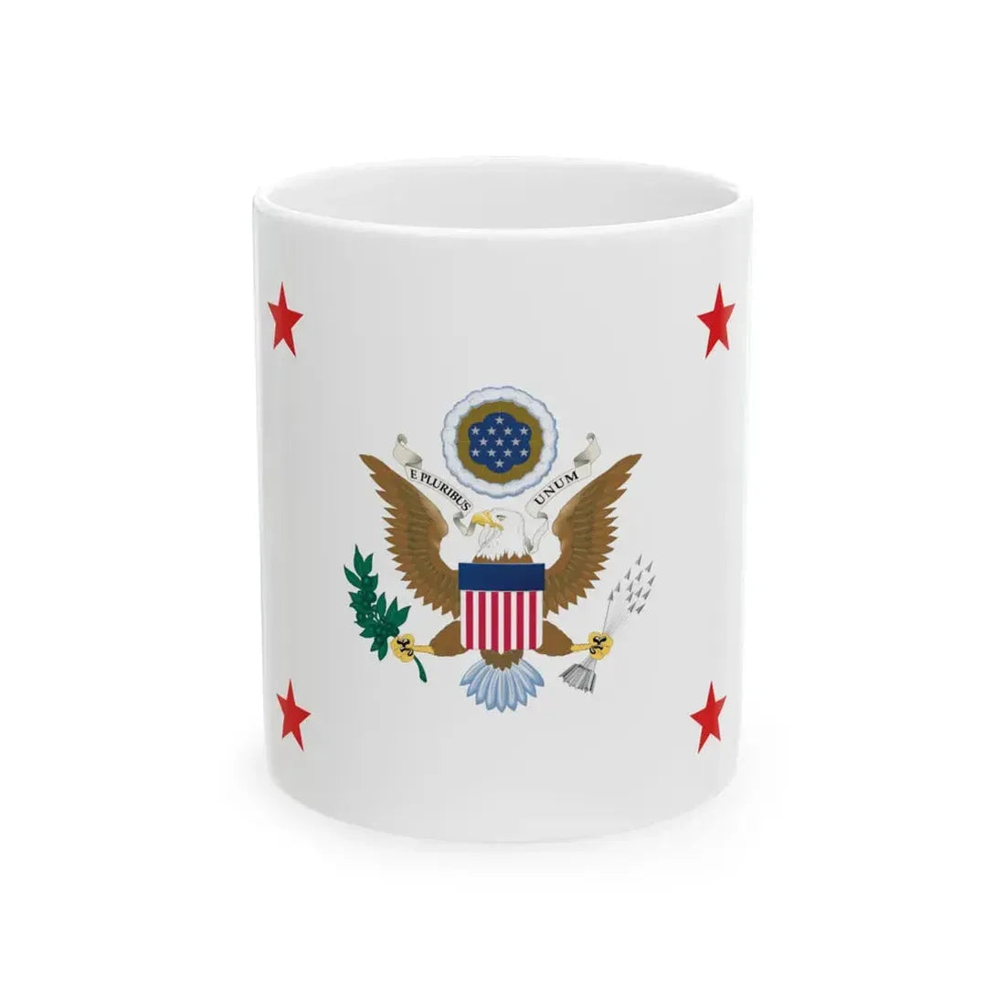 Flag of the United States Assistant Secretary of War (United States) White Coffee Mug 11oz - Go Mug Yourself