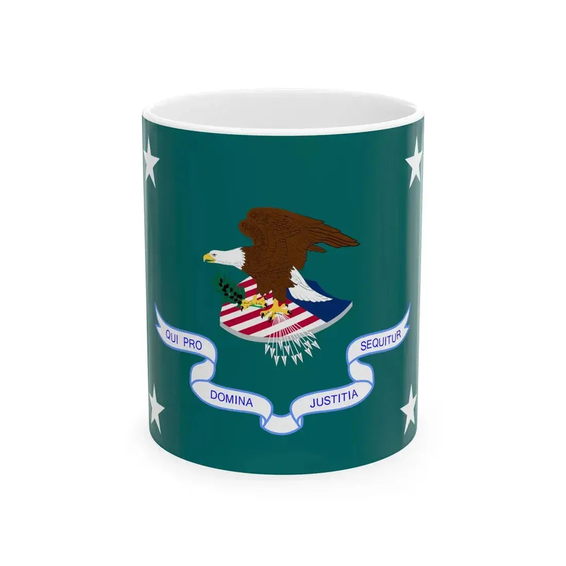 Flag of the United States Associate Attorney General (United States) White Coffee Mug 11oz - Go Mug Yourself