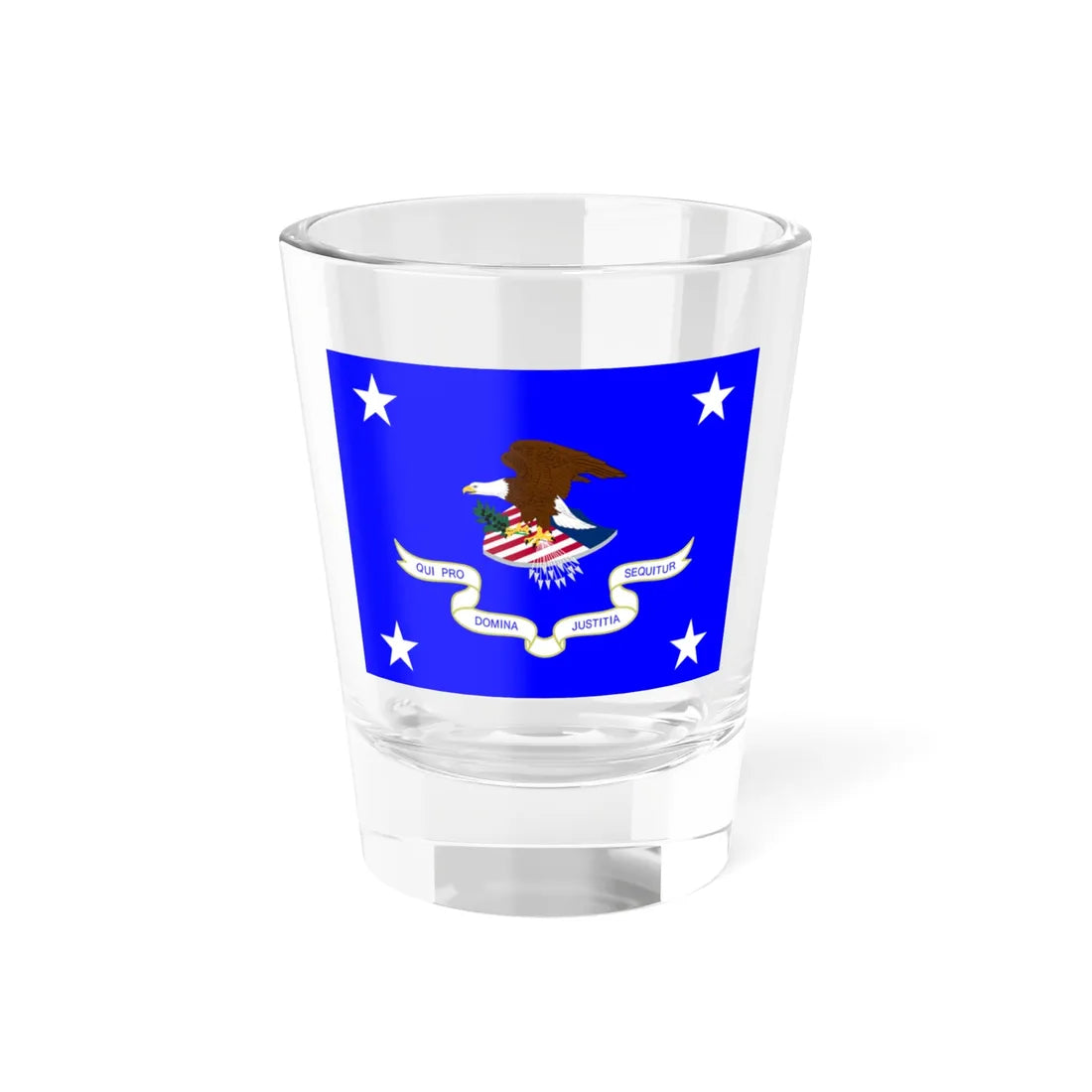 Flag of the United States Attorney General (United States) Shot Glass 1.5oz 1.5oz - Go Mug Yourself