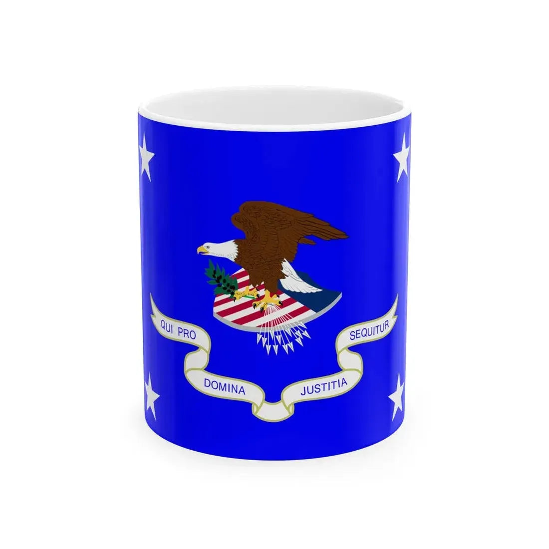 Flag of the United States Attorney General (United States) White Coffee Mug 11oz - Go Mug Yourself