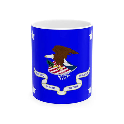 Flag of the United States Attorney General (United States) White Coffee Mug 11oz - Go Mug Yourself