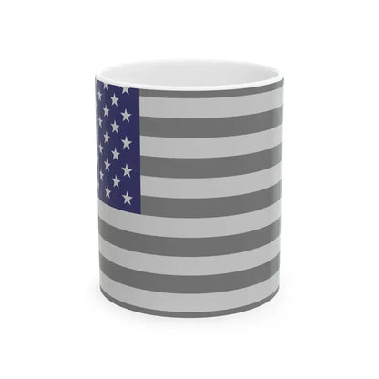 Flag of the United States - Blue (United States) White Coffee Mug 11oz - Go Mug Yourself