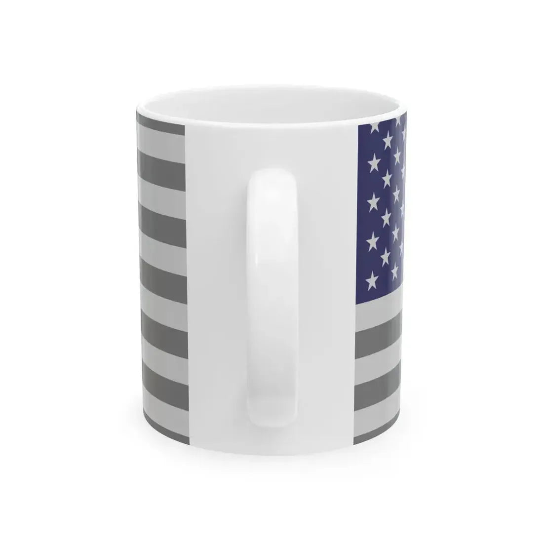 Flag of the United States - Blue (United States) White Coffee Mug - Go Mug Yourself
