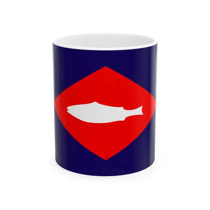 Flag of the United States Bureau of Fisheries (United States) White Coffee Mug 11oz - Go Mug Yourself