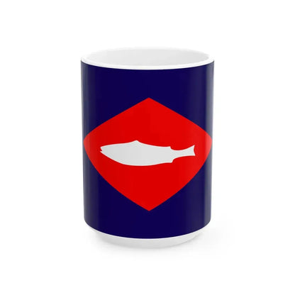 Flag of the United States Bureau of Fisheries (United States) White Coffee Mug 15oz - Go Mug Yourself