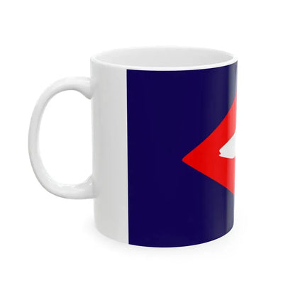 Flag of the United States Bureau of Fisheries (United States) White Coffee Mug - Go Mug Yourself
