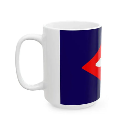 Flag of the United States Bureau of Fisheries (United States) White Coffee Mug - Go Mug Yourself