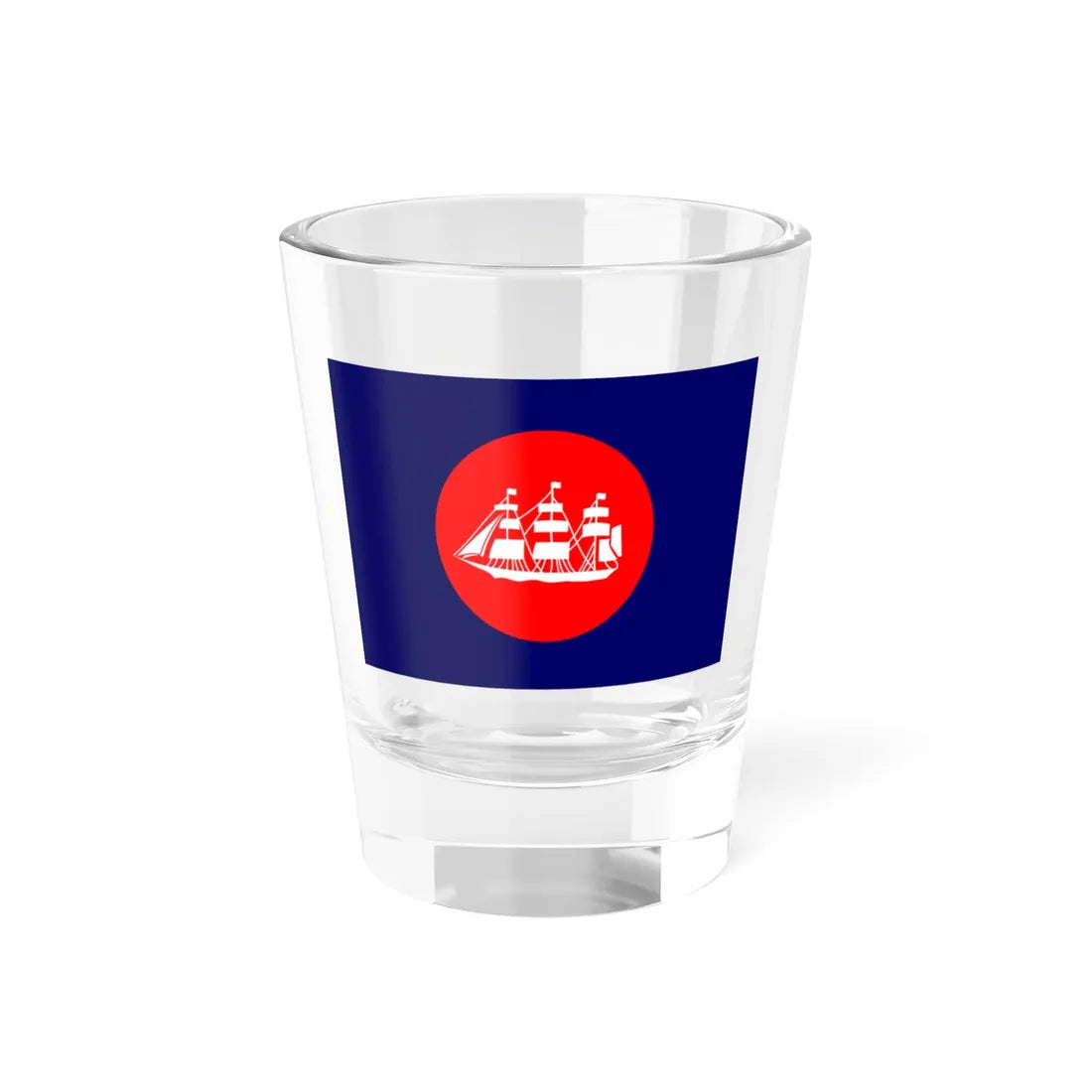Flag of the United States Bureau of Navigation (United States) Shot Glass 1.5oz 1.5oz - Go Mug Yourself