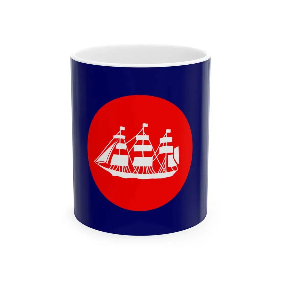 Flag of the United States Bureau of Navigation (United States) White Coffee Mug 11oz - Go Mug Yourself