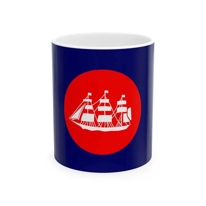 Flag of the United States Bureau of Navigation (United States) White Coffee Mug 11oz - Go Mug Yourself