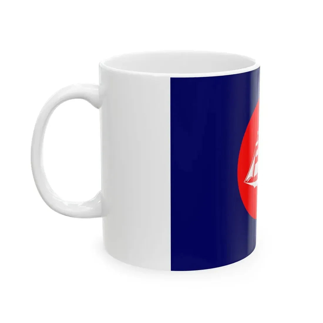 Flag of the United States Bureau of Navigation (United States) White Coffee Mug - Go Mug Yourself