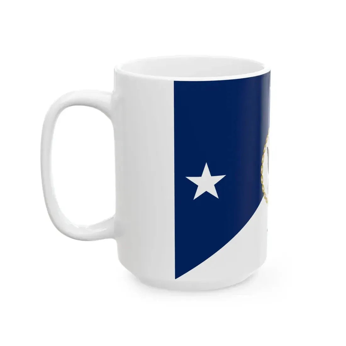 Flag of the United States Chief of Naval Operations (United States) White Coffee Mug - Go Mug Yourself