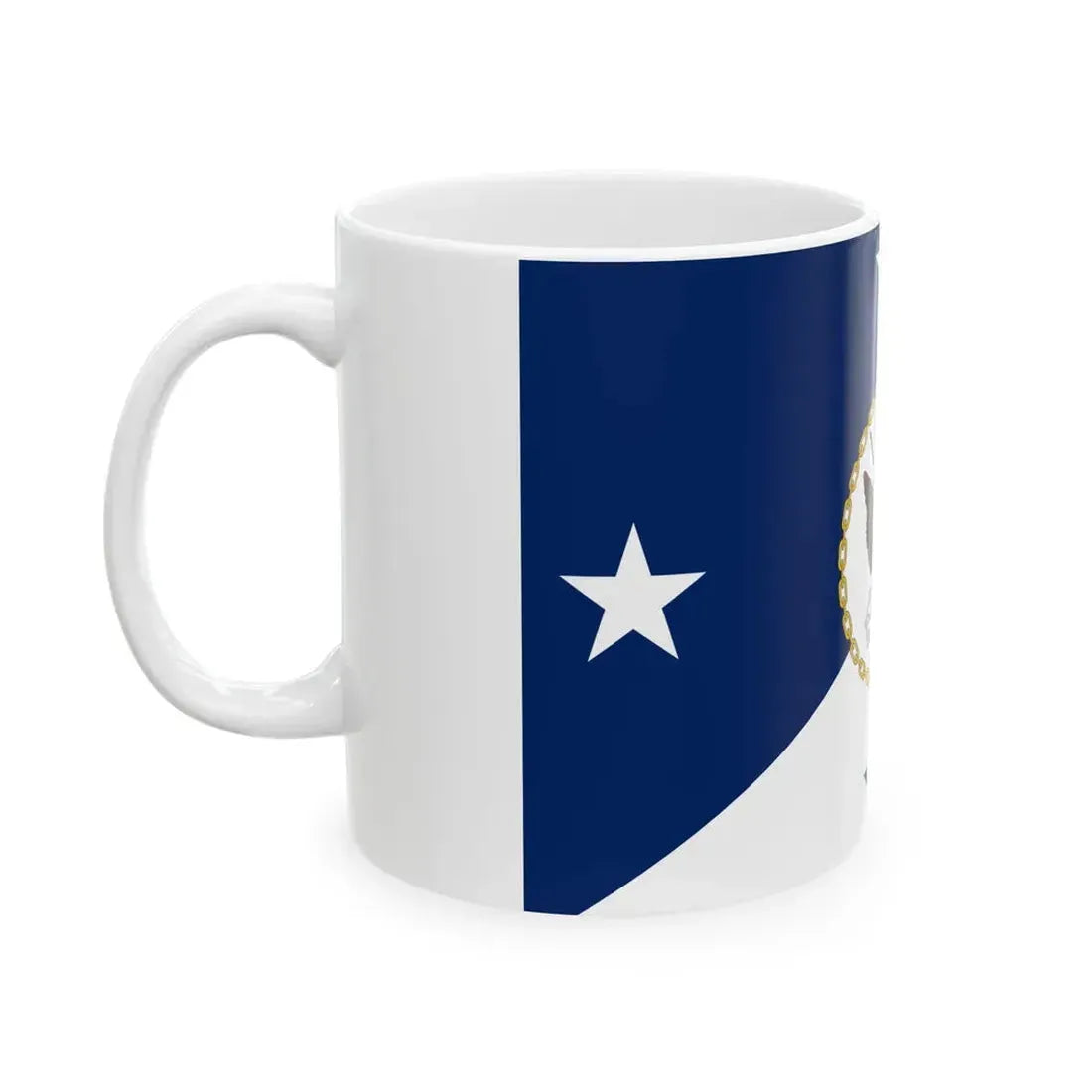 Flag of the United States Chief of Naval Operations (United States) White Coffee Mug - Go Mug Yourself