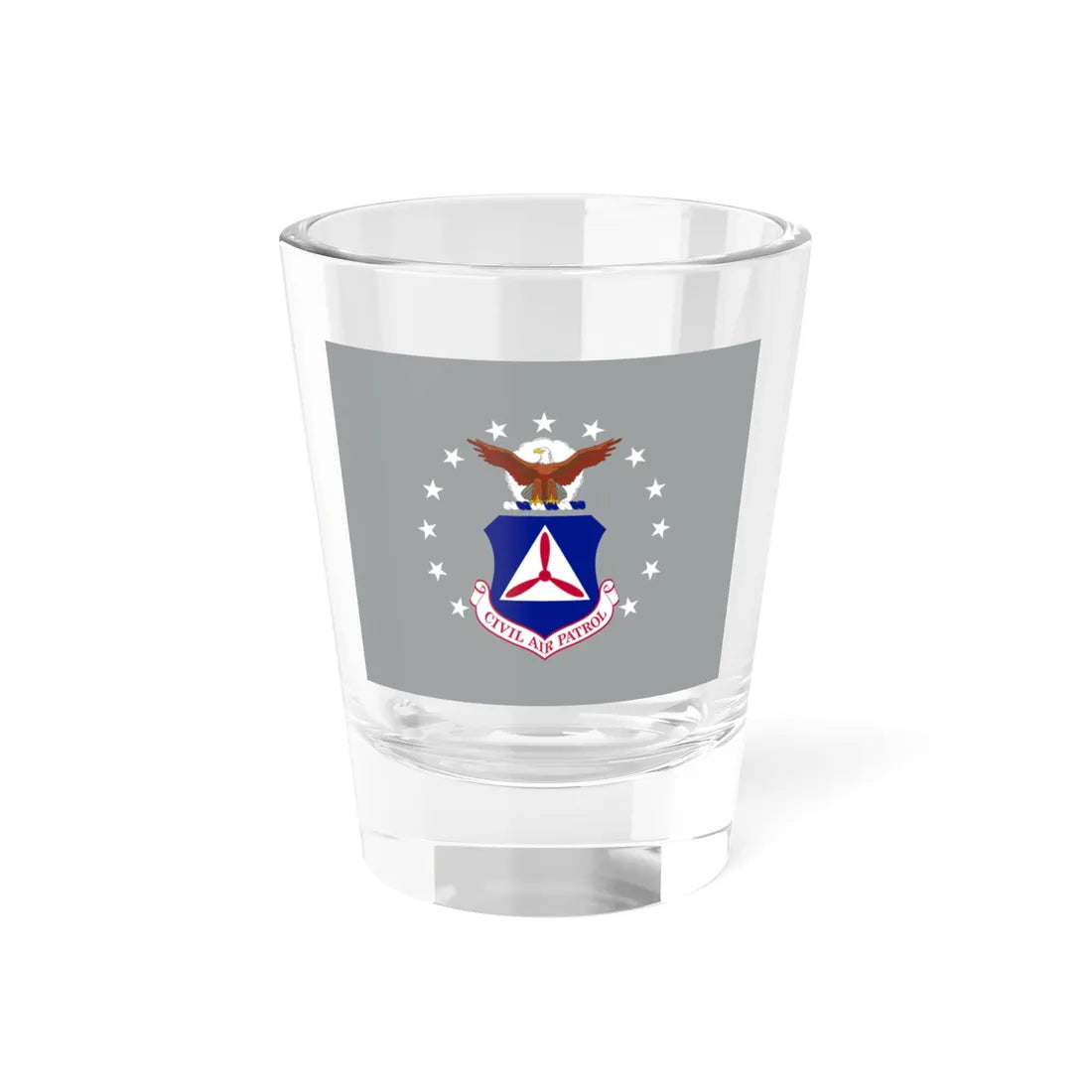 Flag of the United States Civil Air Patrol (United States) Shot Glass 1.5oz 1.5oz - Go Mug Yourself