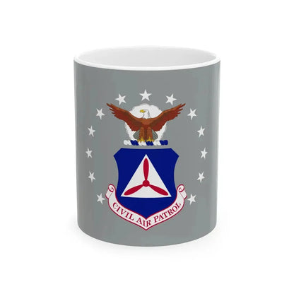 Flag of the United States Civil Air Patrol (United States) White Coffee Mug 11oz - Go Mug Yourself