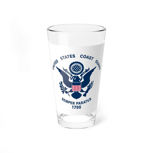 Flag of the United States Coast Guard (United States) Pint Glass 16oz 16oz - Go Mug Yourself