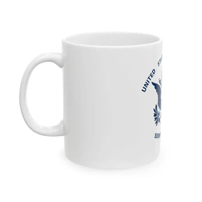 Flag of the United States Coast Guard (United States) White Coffee Mug - Go Mug Yourself