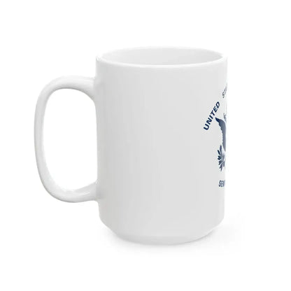 Flag of the United States Coast Guard (United States) White Coffee Mug - Go Mug Yourself