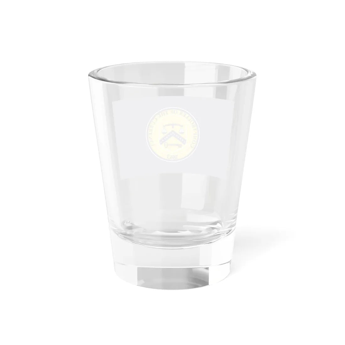 Flag of the United States Comptroller of the Currency (United States) Shot Glass 1.5oz - Go Mug Yourself