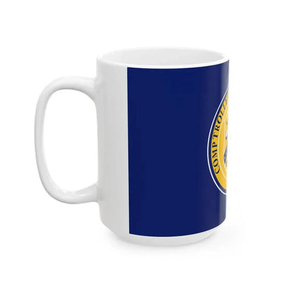 Flag of the United States Comptroller of the Currency (United States) White Coffee Mug - Go Mug Yourself