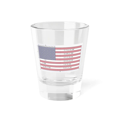 Flag of the United States construction sheet (United States) Shot Glass 1.5oz 1.5oz - Go Mug Yourself