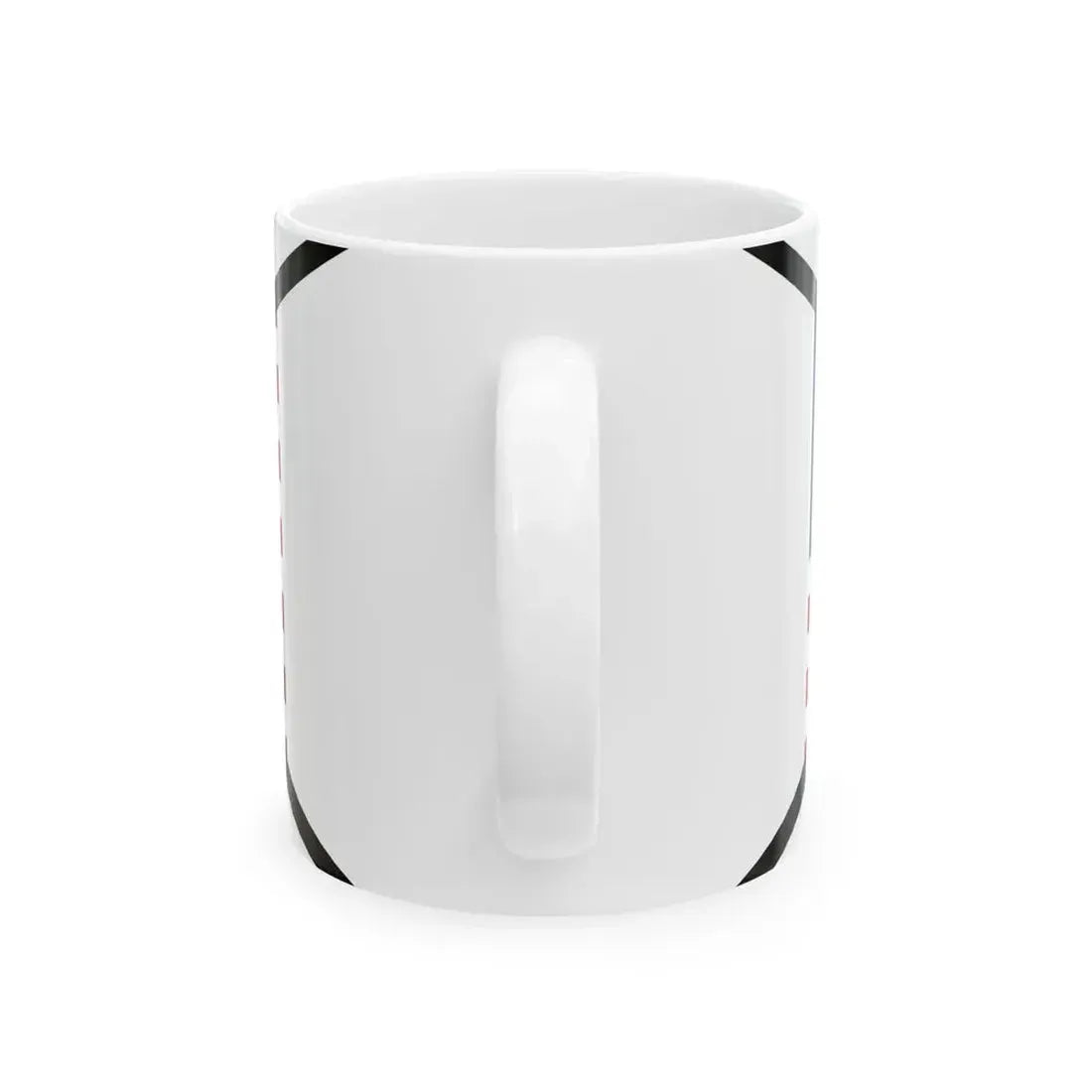 Flag of the United States crossed out (United States) White Coffee Mug - Go Mug Yourself